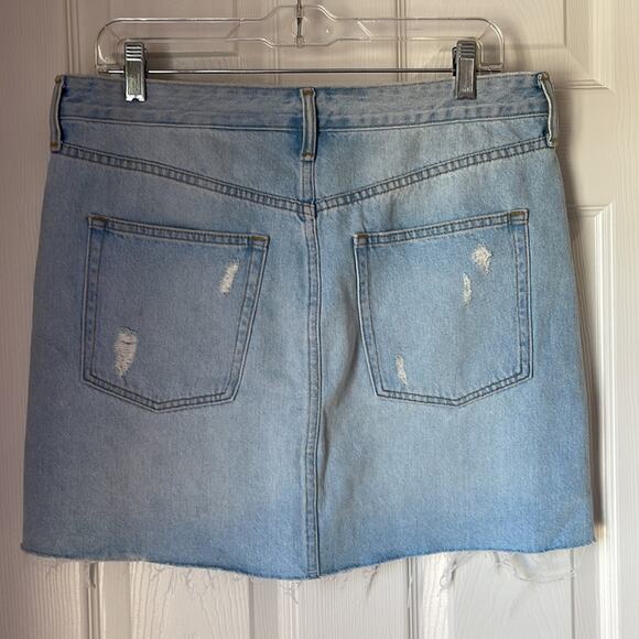 H&M & Denim destroyed skirt - Picture 2 of 3